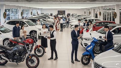 December Auto Sales Surge: Two-Wheelers Up 30%, Cars 22%