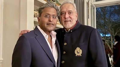 Lalit Modi and Vijay Mallya fugitive gang video./Image X