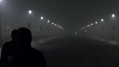 Cold wave conditions Delhi./image X