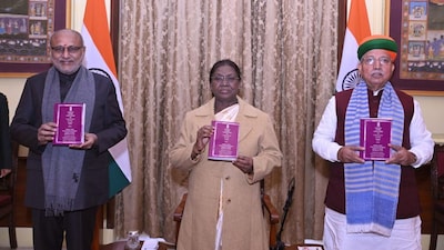 President Murmu releases Constitution of India. (Photo: X/@rashtrapatibhvn)