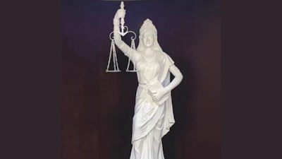 Lady Justice 'Nyay Devi' at Supreme Court. (Wikipedia Image) 
