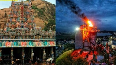 Thirupparankundram hill. Image x@RShivshankar