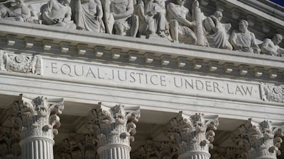 The Supreme Court facade is seen in Washington, Nov. 4, 2020. (AP Photo/J. Scott Applewhite, File)

