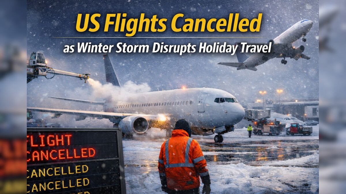 Winter storm disrupts travel in US: Over 1800 flights cancelled, major ...