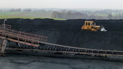 FILE PHOTO: Shafts are seen at JSW's Pniowek coal mine in Pawlowice, Poland, December 6, 2018. REUTERS/Barbara Lewis/File Photo