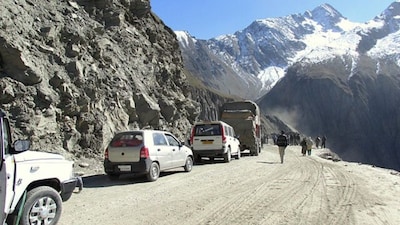 Zoji La Pass - Jammu & Kashmir: Zoji La, linking Srinagar to Ladakh, is one of India’s most treacherous mountain passes, with narrow hairpin bends carved into steep cliffs and frequent landslides. Heavy snowfall and avalanches often block the route in winter, making it accessible only a few months a year. The road demands respect, and careful driving, even in summer.