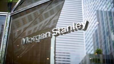 Morgan Stanley in New York, US, on Tuesday, July 15, 2025. Morgan Stanley is scheduled to release earnings figures on July 16. Photographer: Gabby Jones/Bloomberg