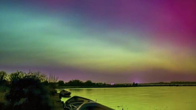 Auroa Borealis Galway. (Image X@Galwaytourism)