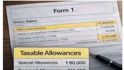 Part B- Salary breakup overview: Part B begins with a detailed salary breakup including basic salary, allowances, perquisites and retirement benefits. This section lays out your gross salary before deductions and sets the stage for computing taxable income. Understanding each component here helps you match it with your payslips and bank statements.