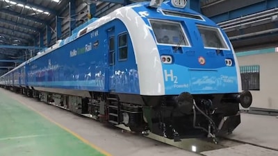 Hydrogen train./Image credit X@Ashwini_Vaishnaw