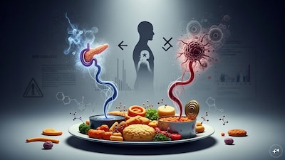 फ्रांसीसी अध्ययनों में खाद्य परिरक्षकों का मधुमेह और कैंसर के उच्च जोखिम से संबंध.