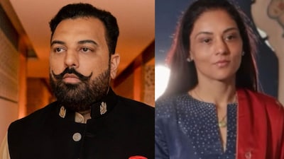 Lakshyaraj Singh Mewar and Padmaja Kumari Parmar./Images LinkedIn & instagram