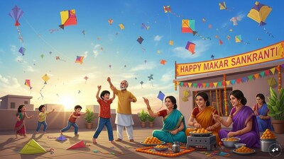 Makar Sankranti wishes./Image AI generated