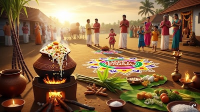Pongal./Image AI generated