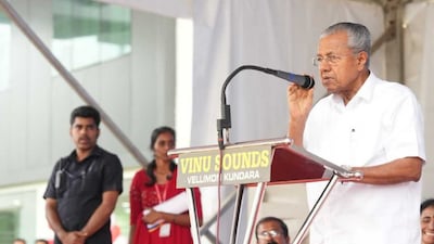 Kerala Chief Minister Pinarayi Vijayan