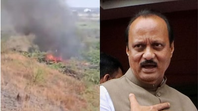 Ajit Pawar's plane crashes in Maharashtra's Baramati