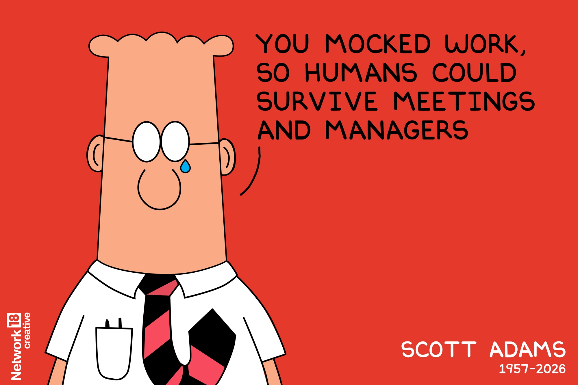 The Dilbert characters that made Scott Adams an icon of office