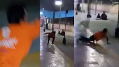 Swiggy agent falls down from running train in AP./Images X