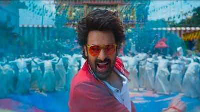 The RajaSaab | Releasing worldwide on January 9, 2026, The RajaSaab is a Telugu-language horror comedy fantasy directed by Maruthi. Prabhas leads the film alongside Sanjay Dutt, Nidhhi Agerwal, Malavika Mohanan, Riddhi Kumar and Zarina Wahab, with the story revolving around a man eyeing his ancestral property to escape a financial crisis. (Image: People Media Factory/YouTube screengrab)