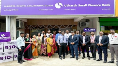 Utkarsh SFB Shares Jump 3% Despite Loan Book Dip; Deposits, Non-JLG Loans Rise