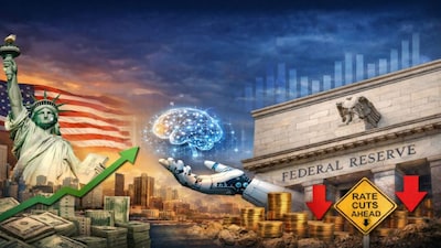 AI खर्च से 2.8% अमेरिकी वृद्धि, BofA ने 2026 में दो फेड दर कटौती की भविष्यवाणी की.