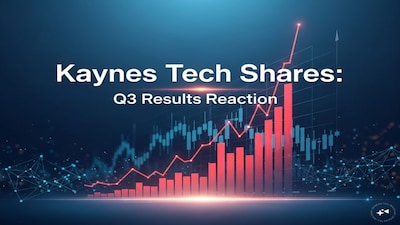 Kaynes Tech के शेयर 6% गिरे, FY26 राजस्व अनुमान ₹4,100 करोड़ तक घटाया गया