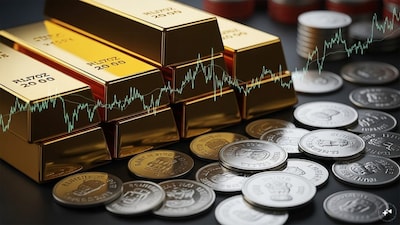 सोना 3 हफ्ते के उच्च स्तर के करीब, चांदी स्थिर: भू-राजनीतिक तनाव और दर उम्मीदें बनी हुई हैं.