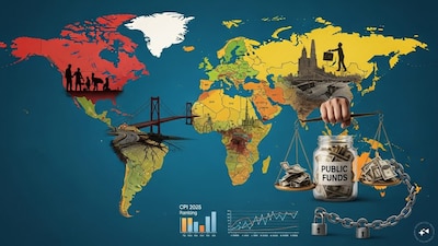 Transparency International's Corruption Perceptions Index (CPI) 2025. (AI generated representative image) 