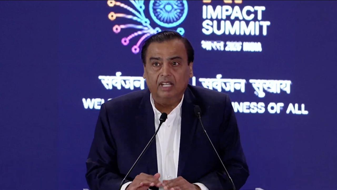 Mukesh Ambani makes a $110 billion AI pledge before Jio IPO