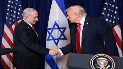US President Donald Trump and Israeli Prime Minister Benjamin Netanyahu (Reuters)