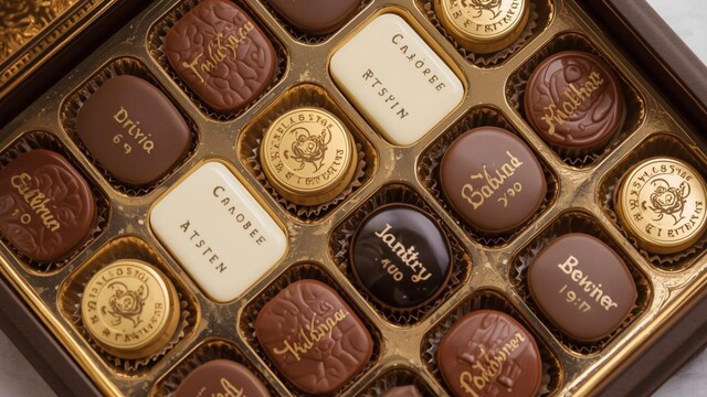 1. Personalized chocolates | Chocolates personalized with names, pictures or text make a lovely and thoughtful gift for Valentine's Day. Each bite of these delicacies feels unique because they combine flavor and emotion. (Image: Canva)