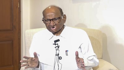 **EDS: SCREENGRAB VIA PTI VIDEOS** Mumbai: NCP (SP) chief Sharad Pawar addresses a press conference, in Mumbai, Wednesday, Feb. 4, 2026. (PTI Photo) (PTI02_04_2026_000012B)