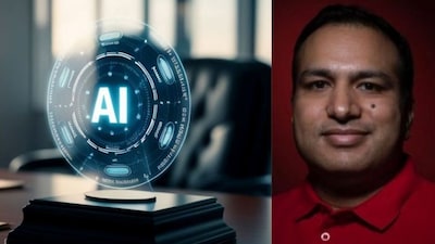 Rahul Ganjoo on AI. (Images CNBCTV18.com file/X)