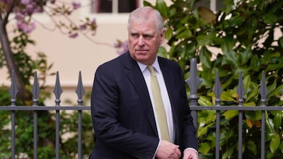 Britain’s Andrew Mountbatten-Windsor, formerly known as Prince Andrew (AP Photo) 