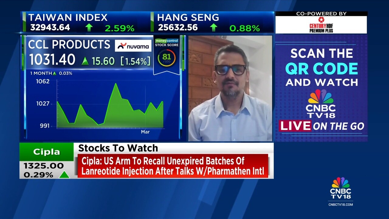 CCL Products, Sai Life Sciences on Mayuresh Joshi’s watchlist for earnings strength