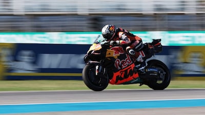 MotoGP - Thailand Grand Prix - Chang International Circuit, Buriram, Thailand - March 1, 2026 Red Bull KTM Factory Racing's Pedro Acosta in action during the MotoGP race REUTERS/Chalinee Thirasupa
