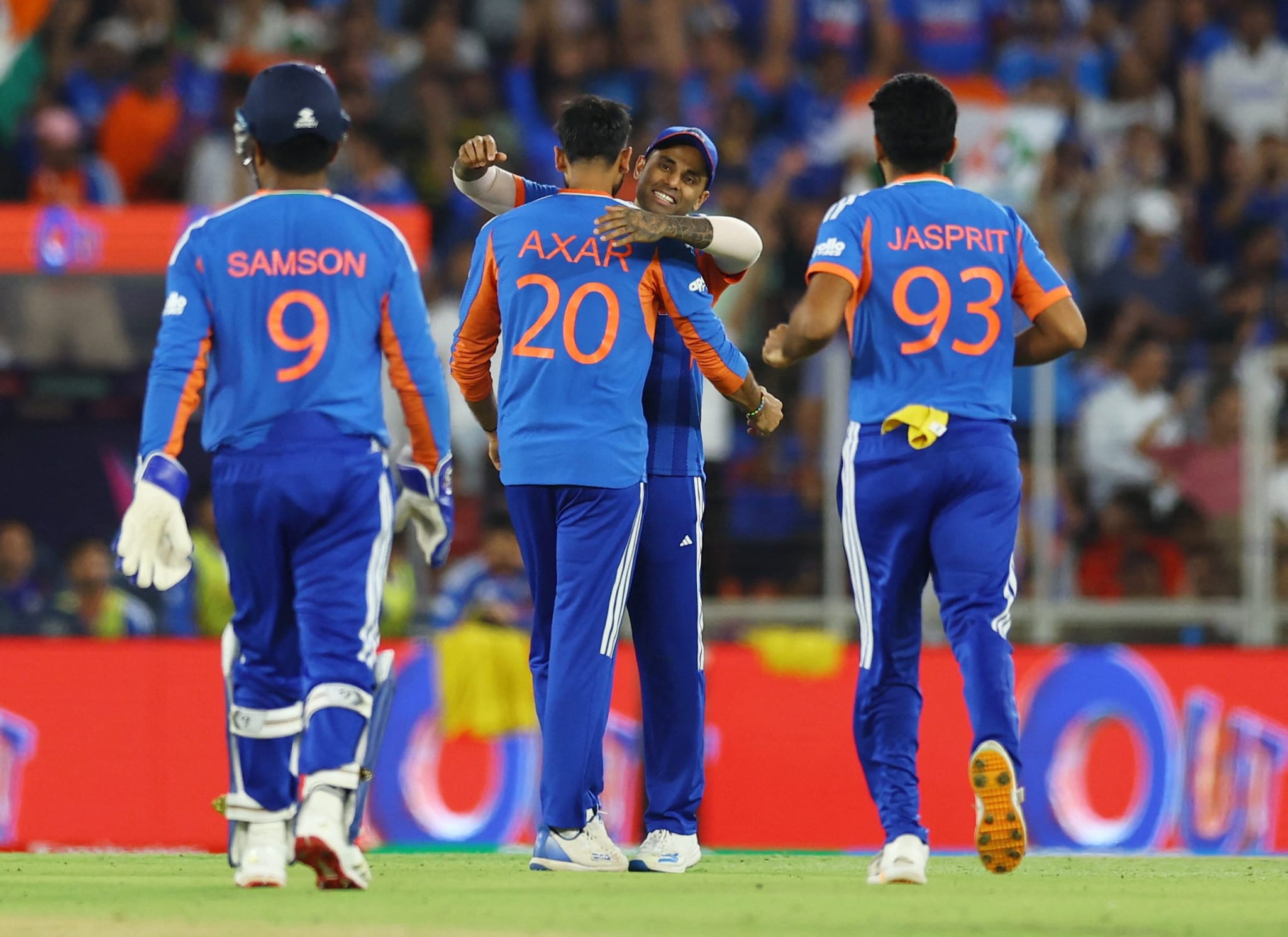 India beat New Zealand by 96 runs to successfully defend T20 World Cup crown