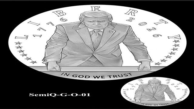 Trump gold coin design approved by arts commission, US Mint to begin ...