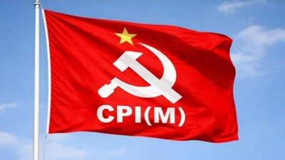 CPI(M) flag. (Image X)