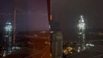 Dubai thunderstorm (Images X)