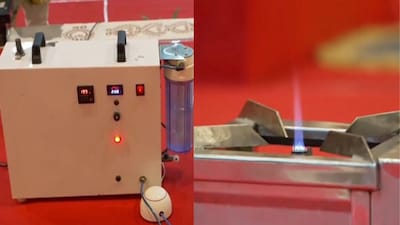 Hydrogen from water. (Image X)