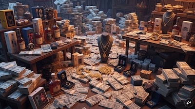 Ahead of assembly polls, illicit inducements worth over ₹ 400 crore seized (Image AI generated)