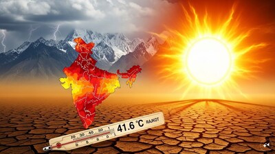 Rajkot Sizzles at 41.6°C; IMD Warns of Above-Normal Heat, Himalayan Rains