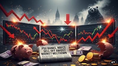 মার্কিন-ইরান যুদ্ধ: ভারতীয় PSU ব্যাংক, NBFC-তে বড় ধাক্কা