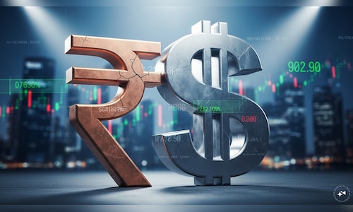 Rupee opens 24 paise weaker against dollar amid oil surge