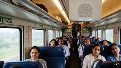 Introduce safety announcements on all long-distance trains, Bombay HC tells Railways. (image AI generated)