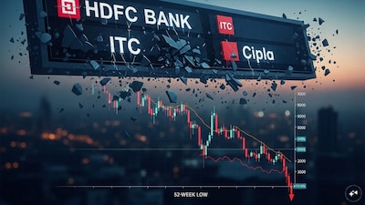 Stock Market Sell-Off: Nine Nifty 50 Stocks Hit 52-Week Lows, Investors Lose ₹9 Lakh Crore