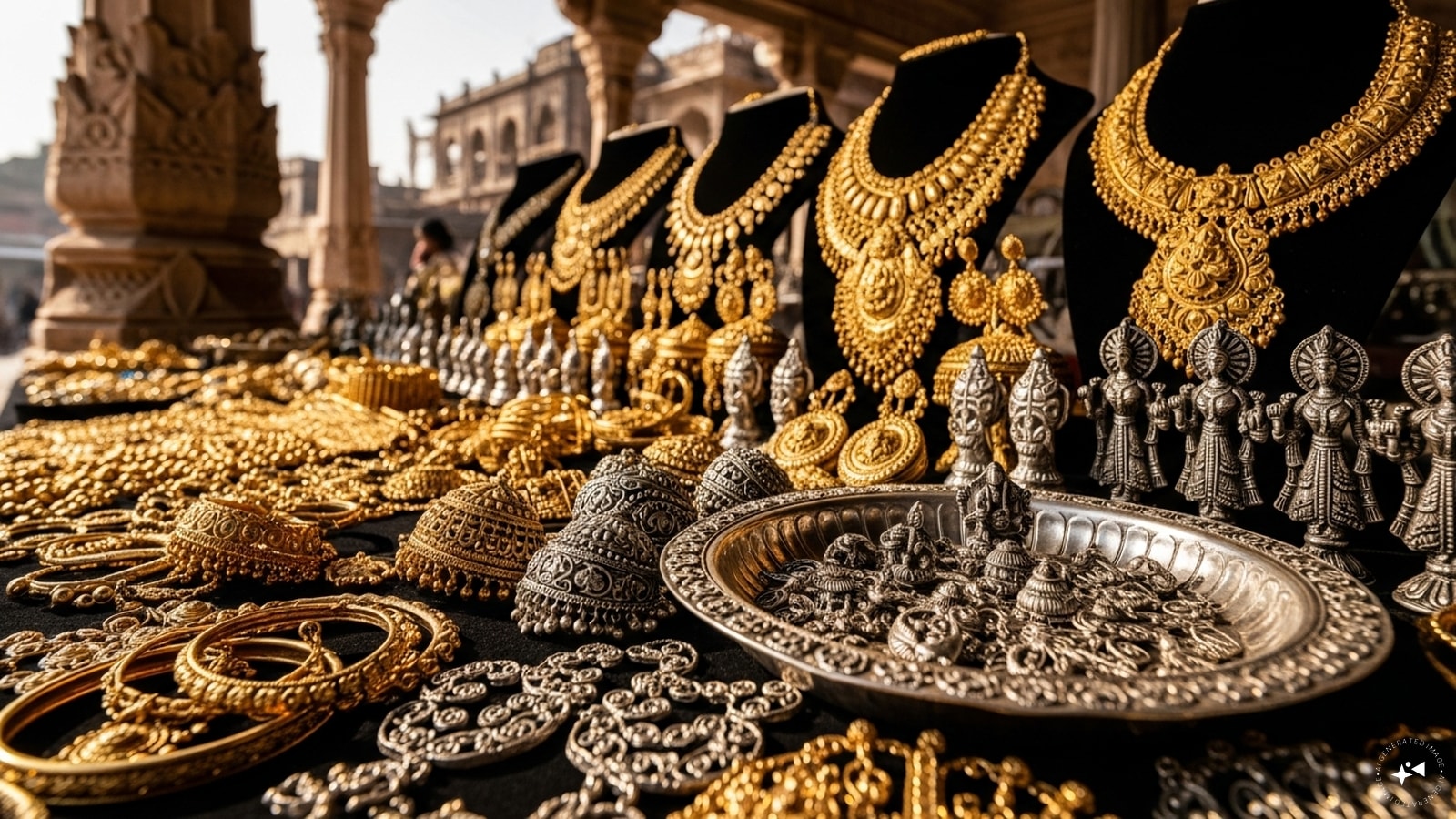 Gold near ₹1.60 lakh per 10 grams in India, silver slips to ₹2.65 lakh per kg