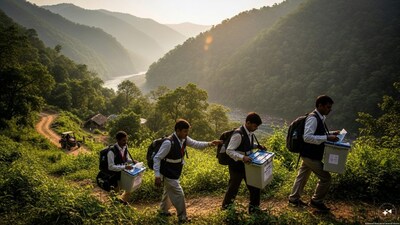 ECI Unveils India's Most Unique Polling Stations: From Tiger Reserves to Remote Hills