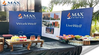 मॅक्स इस्टेट्सच्या शेअर्समध्ये 5% वाढ, FY26 मध्ये ₹5,305 कोटींची प्री-सेल्स; Q4 मुळे वाढ